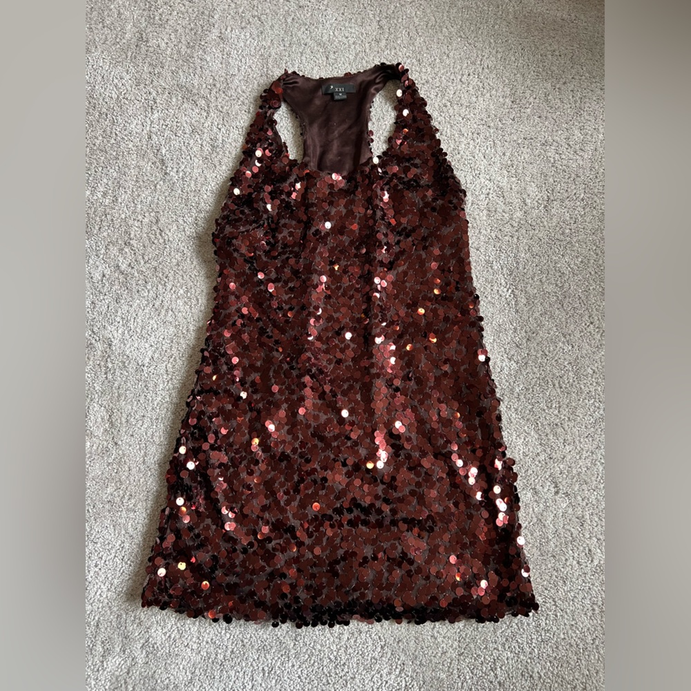 Bronze Sequin Dress